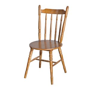 Ghế Windsor 6 nan mặt tròn gỗ cao su GCF300