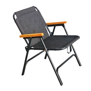 Ghế xếp gọn du lịch dã ngoại tay gỗ khung sắt GTC008