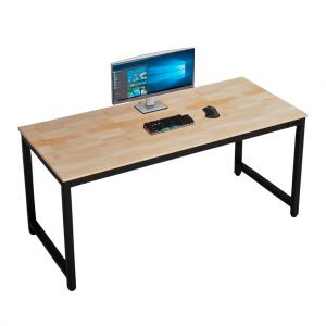 Bàn làm việc 160x70cm gỗ cao su hệ URA HBUR006 Bàn làm việc 160x70cm gỗ cao su hệ URA HBUR006