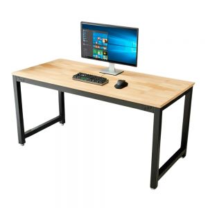 Bàn làm việc 140x60cm gỗ cao su hệ URA HBUR002 Bàn làm việc 140x60cm gỗ cao su hệ URA HBUR002