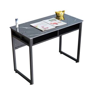 Bàn học có ngăn 100x50cm mặt đá vân mây BD68147