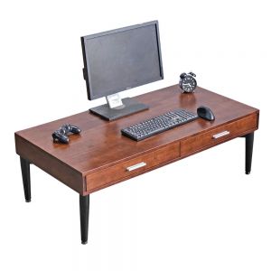 Bàn làm việc ngồi bệt có ngăn kéo 120x60cm chân sắt Cone IDE001 Bàn làm việc ngồi bệt có ngăn kéo 120x60cm chân sắt Cone IDE001