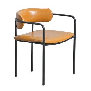 Ghế Simon có tay tựa nêm bọc Si chân sắt GSK008