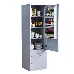 Tủ bếp 55x50x180cm gỗ cao su KB68059