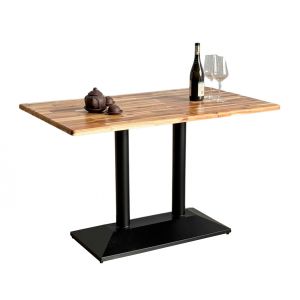 Bàn cafe chữ nhật 120x70cm gỗ tràm CFD68264