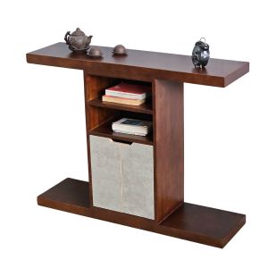 Bàn Console 120x30x85cm gỗ cao su CST098
