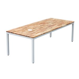 Bàn chữ nhật 240x100cm gỗ tràm chân sắt hệ UConcept HBUC064 Bàn chữ nhật 240x100cm gỗ tràm chân sắt hệ UConcept HBUC064