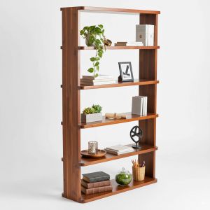 Kệ sách 6 tầng 100x30x160cm gỗ tràm KS68320