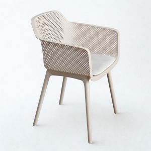 Ghế AIRO nhụa đúc lưng lựa có nệm ST3062A