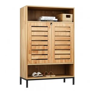 Tủ giày KADO 80x35x120cm gỗ cao su KG68090