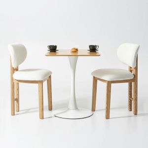 Combo bàn cafe vuông plywood và 2 ghế Amazon CBCF331