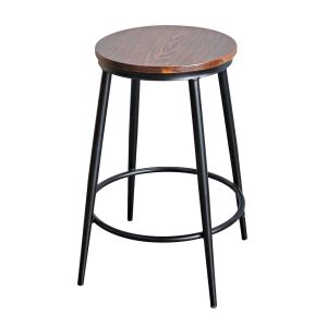 Ghế bar cao 60cm mặt gỗ tròn GBSK025 Ghế bar cao 60cm mặt gỗ tròn GBSK025