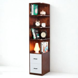 Tủ quần áo góc 40x55x200cm gỗ cao su TQA68065 Tủ quần áo góc 40x55x200cm gỗ cao su TQA68065