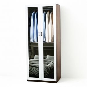 Tủ quần áo 80x55x200cm gỗ cao su TQA68064