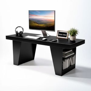 Bàn giám đốc 180x70cm gỗ cao su BGD68076