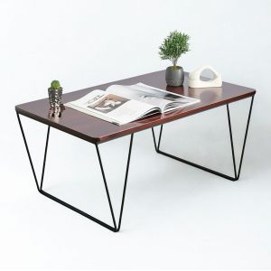 Bàn sofa VECTI 100x60cm gỗ cao su TT68319