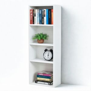 Kệ sách 4 tầng 40x23x113cm gỗ cao su KS68331