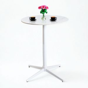 Bàn cafe tròn 60x60cm mặt đá ceramic CFD68271