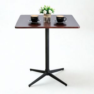 Bàn cafe vuông 70x70cm gỗ cao su CFD68272