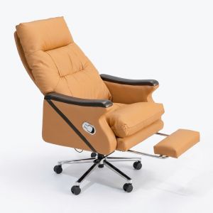 Ghế giám đốc bọc da lưng ngả có gác chân MF1695