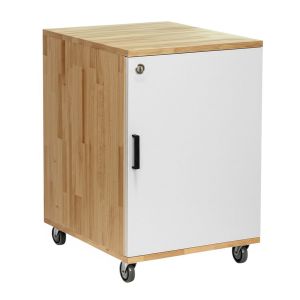 Tủ cá nhân di động 40x55x65cm gỗ cao su TCN68064 Tủ cá nhân di động 40x55x65cm gỗ cao su TCN68064