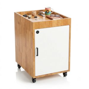Tủ cá nhân di động 40x50x55cm gỗ cao su TCN68068