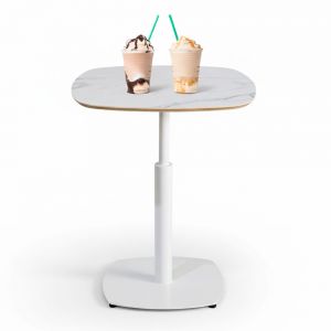 Bàn cafe 60x60cm gỗ plywood vân giả đá CFD68275 Bàn cafe 60x60cm gỗ plywood vân giả đá CFD68275