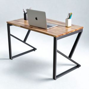 Bàn làm việc 120x70cm gỗ tràm chân hệ KConcept HBWD048 Bàn làm việc 120x70cm gỗ tràm chân hệ KConcept HBWD048