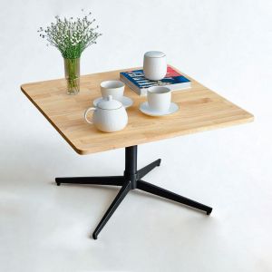 Bàn sofa vuông 70x70cm gỗ cao su TT68325