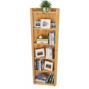 Kệ góc tường 40x40x170cm gỗ cao su KGT68046 Kệ góc tường 40x40x170cm gỗ cao su KGT68046