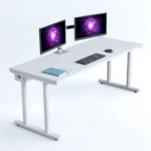 Bàn làm việc có hộp điện 180x70cm gỗ tràm hệ TIO HBTO035 Bàn làm việc có hộp điện 180x70cm gỗ tràm hệ TIO HBTO035