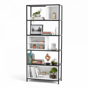 Kệ trang trí 80x35x180cm gỗ cao su KTT68040 Kệ trang trí 80x35x180cm gỗ cao su KTT68040