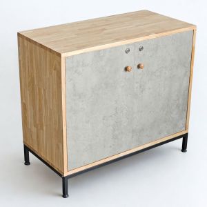 Tủ hồ sơ 2 cánh 80x40x70cm gỗ cao su THS68088 Tủ hồ sơ 2 cánh 80x40x70cm gỗ cao su THS68088