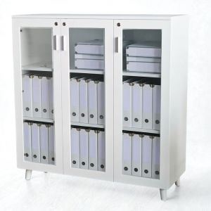 Tủ hồ sơ cửa kính 120x45x126cm gỗ cao su THS68088 Tủ hồ sơ cửa kính 120x45x126cm gỗ cao su THS68088