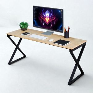Bàn làm việc 160x60cm gỗ cao su hệ XConcept HBXC052 Bàn làm việc 160x60cm gỗ cao su hệ XConcept HBXC052