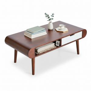 Bàn sofa bo cong 120x60x45cm gỗ cao su TT68336 Bàn sofa bo cong 120x60x45cm gỗ cao su TT68336