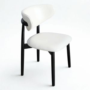 Ghế ăn gỗ Ash nệm bọc da simili GCF312