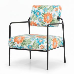 Ghế sofa đơn bọc da simili khung sắt GSD68103