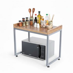 Kệ lò vi sóng 57x35x47cm gỗ plywood KVS68007 Kệ lò vi sóng 57x35x47cm gỗ plywood KVS68007