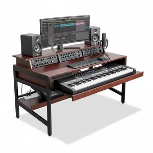 Bàn phòng thu Studio 150x70cm gỗ cao su SD68032 Bàn phòng thu Studio 150x70cm gỗ cao su SD68032