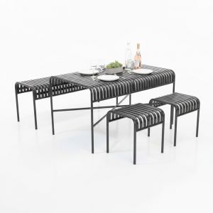 Combo bàn ghế ngoài trời sắt sơn tĩnh điện CBNT011 Combo bàn ghế ngoài trời sắt sơn tĩnh điện CBNT011