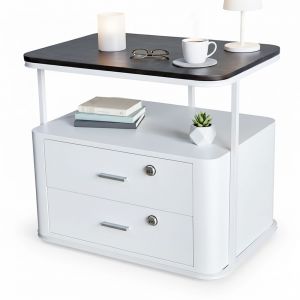 Tủ đầu giường khóa ren số 80x55x70cm gỗ cao su TDG68063 Tủ đầu giường khóa ren số 80x55x70cm gỗ cao su TDG68063