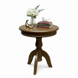 Bàn sofa tròn 50x50cm gỗ tần bì TT68350