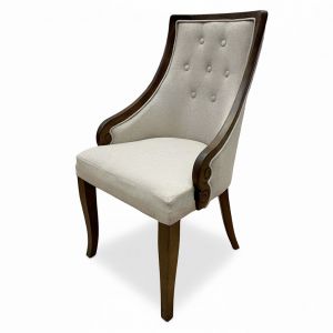 Ghế Amber gỗ tần bì nệm bọc vải GSK016