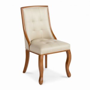 Ghế Lucky bọc da Si gỗ cao su GSK027