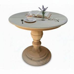 Bàn ăn tròn 100cm gỗ tần bì TT68352