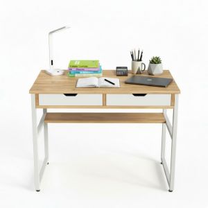 Bàn học có ngăn kéo 100x60cm gỗ cao su BD68164