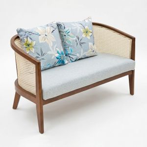 Ghế sofa đôi Harvey bọc vải gỗ Ash SFB68104