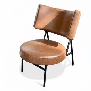 Ghế sofa đơn Sheraton nệm bọc da Si GSD68117