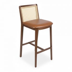 Ghế bar Simonini bọc da Si gỗ Ash GBSK031